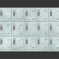 Metal Multi Tier Locker Cabinet Storage Solution For Office School Use