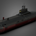 North Wind God Submarine Nuclear Submarine 3d model