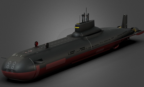 North Wind God Submarine Nuclear Submarine 3d model