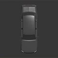 Silver Extended Luxury Car With Streamlined Design And Black Wheels On Dark Background