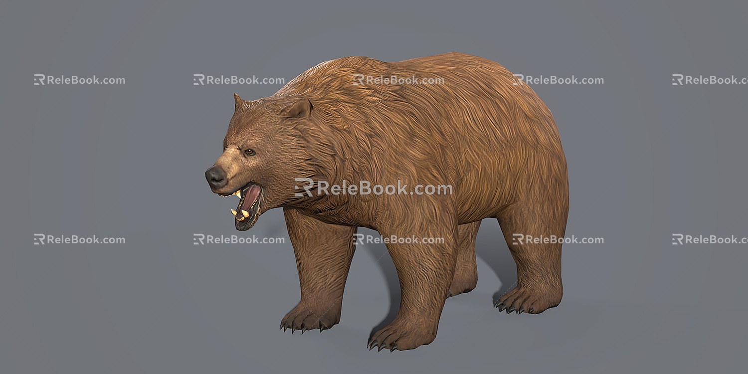 Modern Bear Forest Bear 3d model