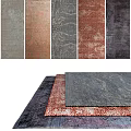 Stylish Square Rugs With Various Colors And Intricate Patterns For Home Decor
