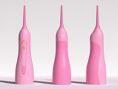 Pink Oral Irrigators With Different Designs 3d model