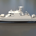 Cruise ship frigate warship destroyer warship missile ship ship low face number low model simple model game film and television class super realistic 3d model