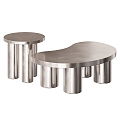 Marcia Coffee Table Metal Coffee Table Side Table Coffee Table Combination 3d model