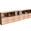 Modern Wooden TV Stand With Drawers Open Shelves And Storage Space