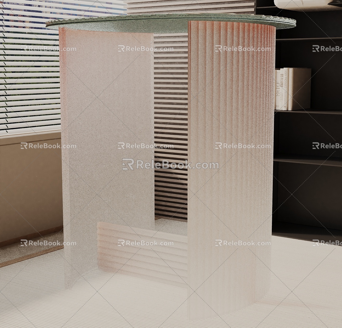 Modern Bedside Cabinet 3d model