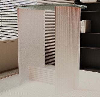 Modern Bedside Cabinet 3d model