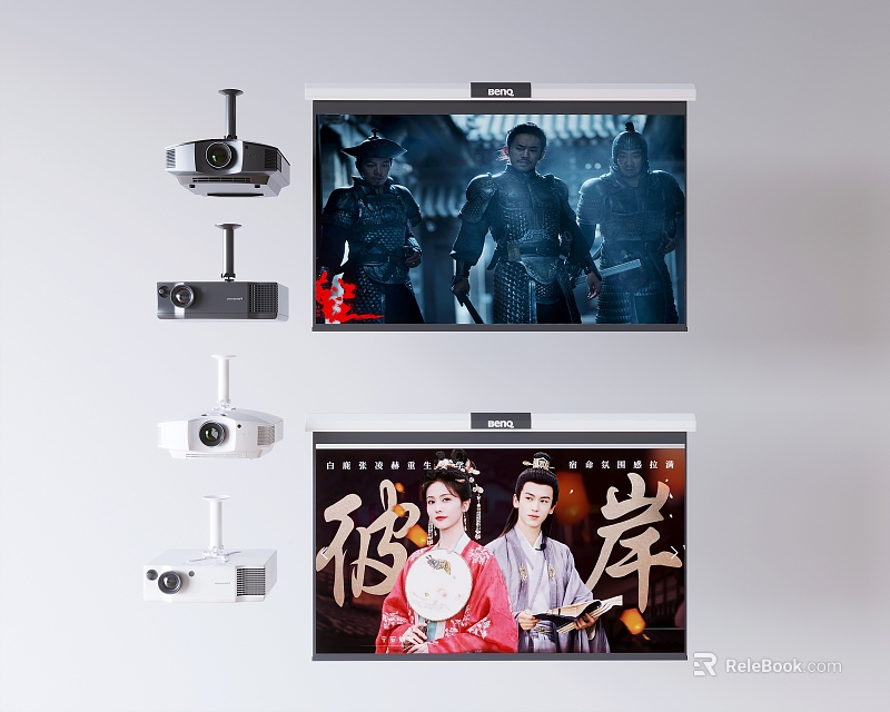Projection Monitoring System With High Definition Video Display And Multiple Cameras 3d model 