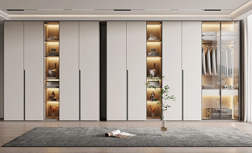 Modern wardrobe 3d model