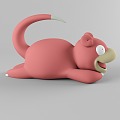 Toy Doll Pillow Cartoon Animal Jewelry Ornaments 3d model