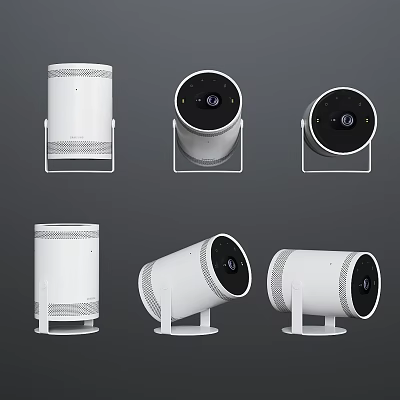 Modern Decorative Downlights And Spotlights With White Finish Various Styles For Home Interior Lighting 3d model