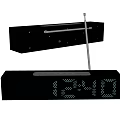 Sleek Wireless Speaker with Digital Time Display and Built in Antenna