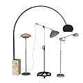 Floor lamp decorative lamp arc reading lamp table lamp 3d model