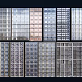 Various Partition Panel Designs With Diverse Patterns and Textures for Interior Spaces 3d model