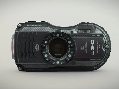 Team Waterproof Digital Camera With FHD 1080P Video And Durable Rugged Design 3d model