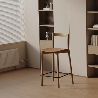 Modern Bar Chair 3d model
