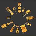 modern engineering vehicle engineering vehicle 3d model