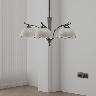 Modern chandelier 3d model