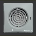 VENTIS Computer Cooling Fan With Square Silver Design And Circular Fan Grille 3d model