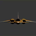 Futuristic Orange Spacecraft With Aerodynamic Design And Transparent Cockpit For Space Exploration