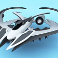 Fighter Future Fighter Personality Fighter Future Fighter Technology Exhibits Aviation Exhibits 3d model