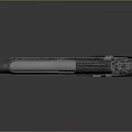 Classic Metallic Pistol With Detailed Grip Trigger And Textured Surface