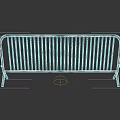 Steel Metal Temporary Barrier with Vertical Bars for Event Crowd Control