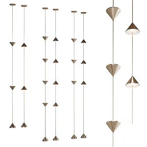 Modern chandelier 3d model