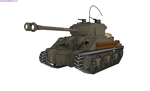 modern tank armored vehicle 3d model