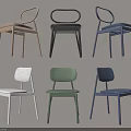 Modern Dining Chairs in Various Colors and Different Designs for Home Interior