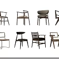Modern Minimalist Dining Chairs With Wooden Frames And Various Stylish Designs