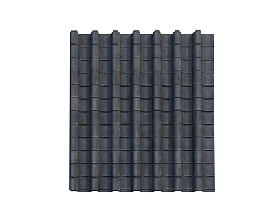 Ancient Architecture Traditional Roof Tiles With Classic Design And Historic Pattern 3d model