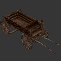 horse carriage 3d model