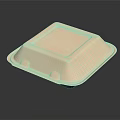 Eco Friendly Square Paper Food Container With Secure Lid For Takeout Meals