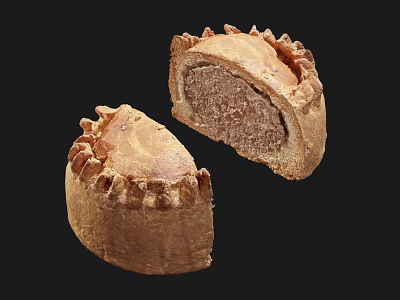 European bread 3d model European bread 3d model