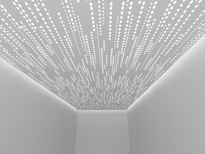 Gradient Perforated Plate Ceiling Integrated Ceiling Perforated Plate Ceiling Perforated Plate Ceiling Aluminum Gusset Perforated Ceiling 3d model