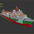 Research ship Research ship Research ship Scientific research ship 3d model