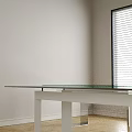Modern Glass Coffee Table With Metal Frame And Sleek Design In Living Room Interior