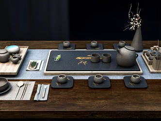 Tea Set 3d model