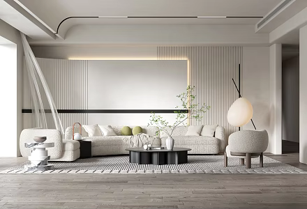 The Silent Living Room 3d model