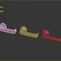 Hardware Tools Metal Cabinet Handles with Shiny Chrome Plated Finish for Furniture