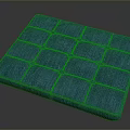 Blue Square Furniture Cushion With Soft Textured Fabric For Chair Seats