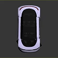 Futuristic Electric Concept Car With Sleek Silver Body Transparent Roof And Aerodynamic Design