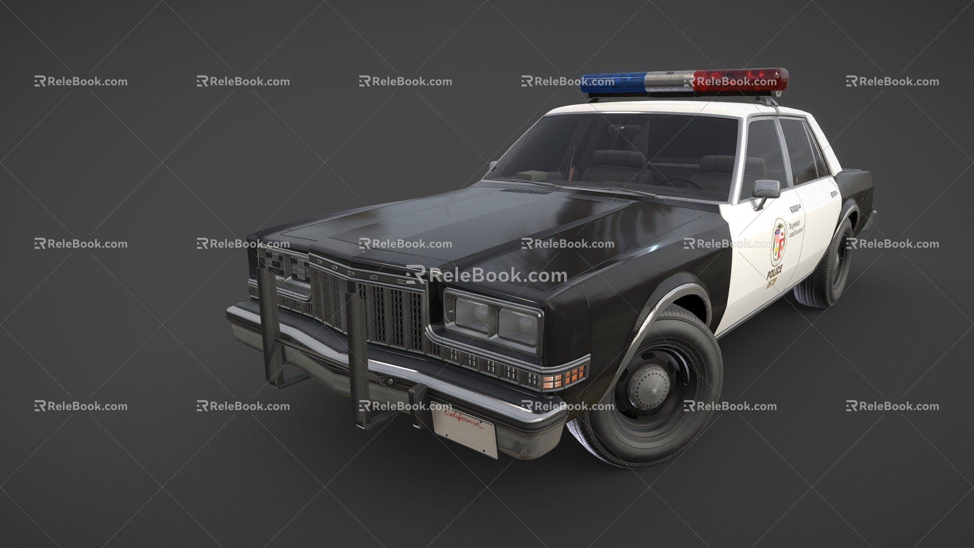 Dodge Foreign Instructor Police Car 3d model