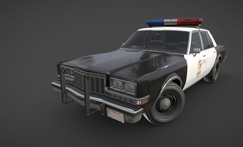 Dodge Foreign Instructor Police Car 3d model