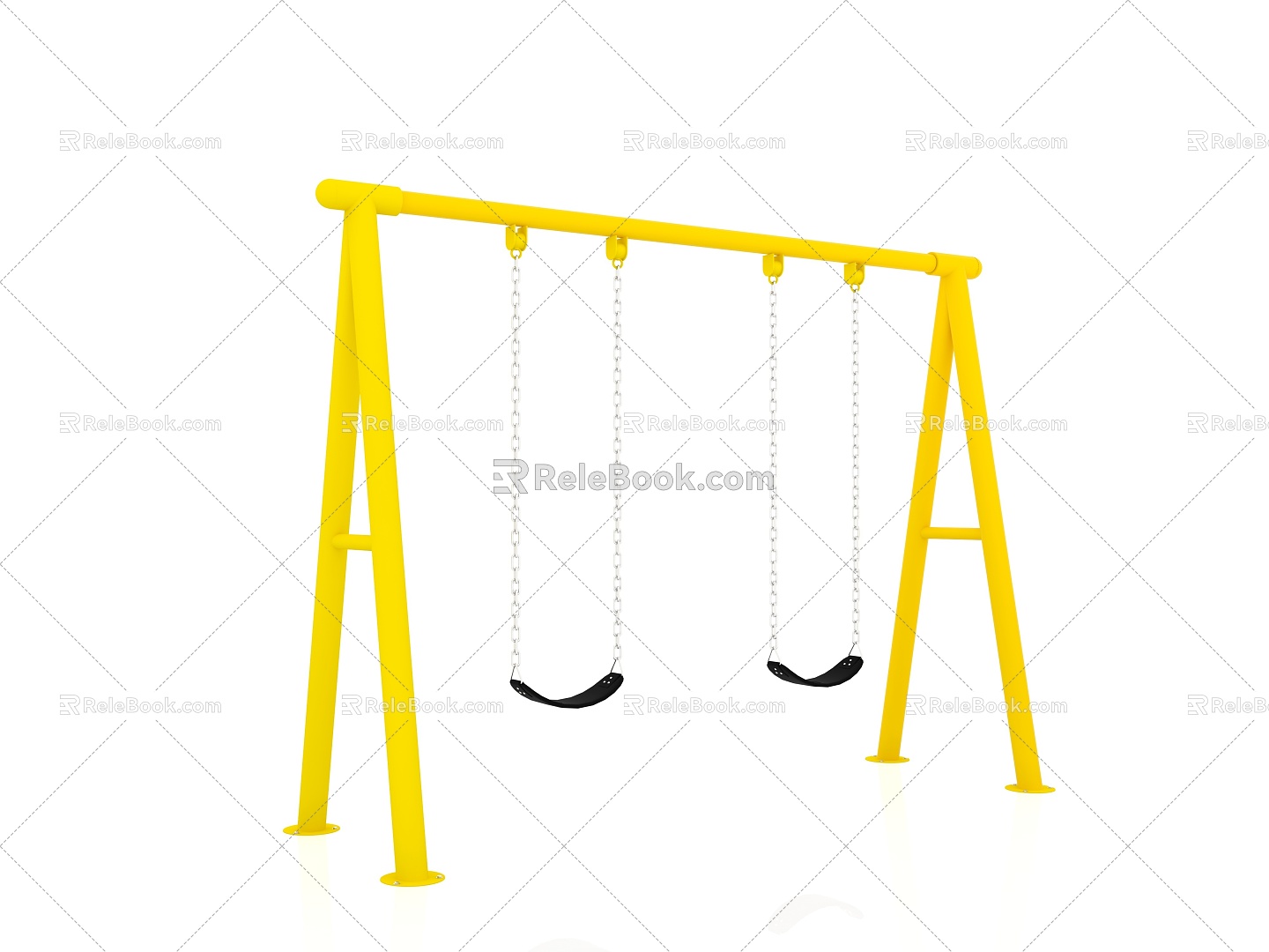 Outdoor Swing Children's Swing Venue Swing Swing Rack Swing 3d model