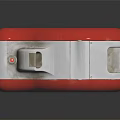 Modern Red and White Recyclable Tire with Sturdy Wheel Structure Design