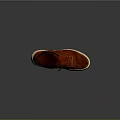 Red Casual Leather Shoes with Classic Laces and Light Colored Sole for Retro Style Look