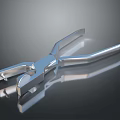 Durable Shiny Stainless Steel Pliers As Professional Hardware Tool With Reflective Surface